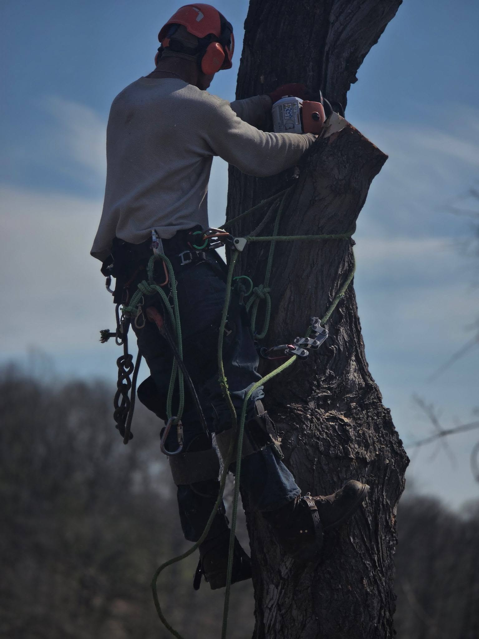 Roped in for an extreme climb